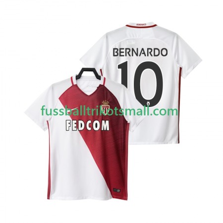 Fußballtrikots AS Monaco BERNARDO 10 2016 2017 Kurzarm Heimtrikotsatz kaufen